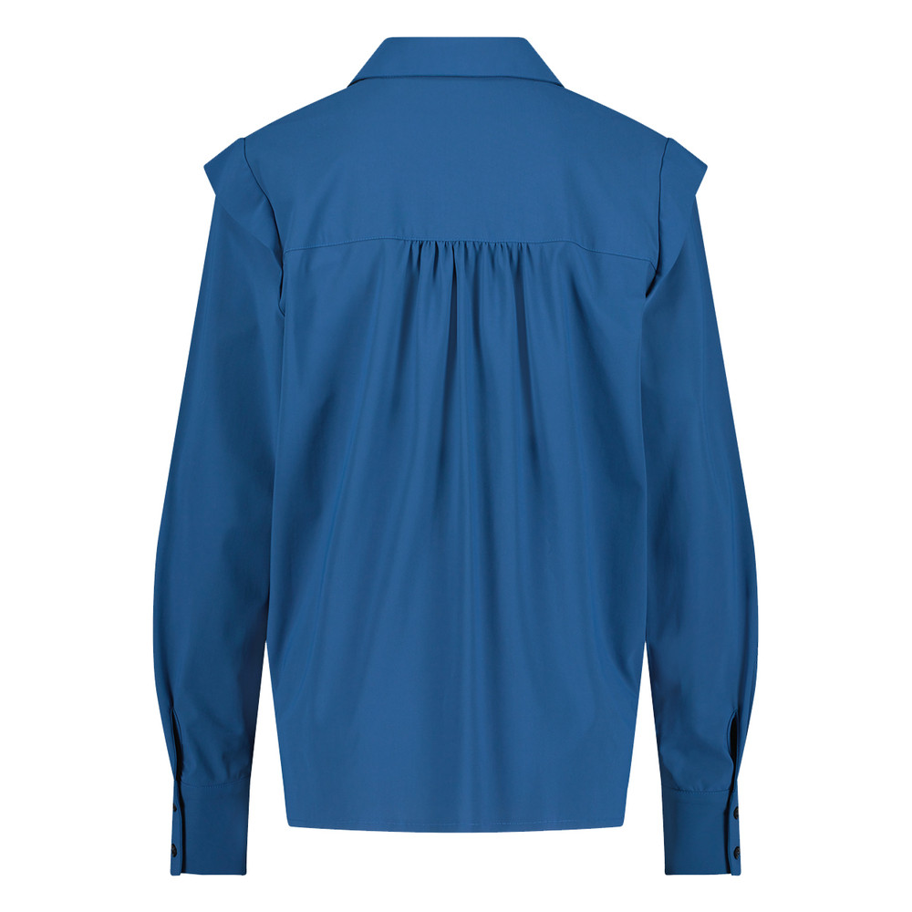 Hanna Blouse Technical Jersey Blauw KL Hanna Blouse Technical Jersey Blauw KL