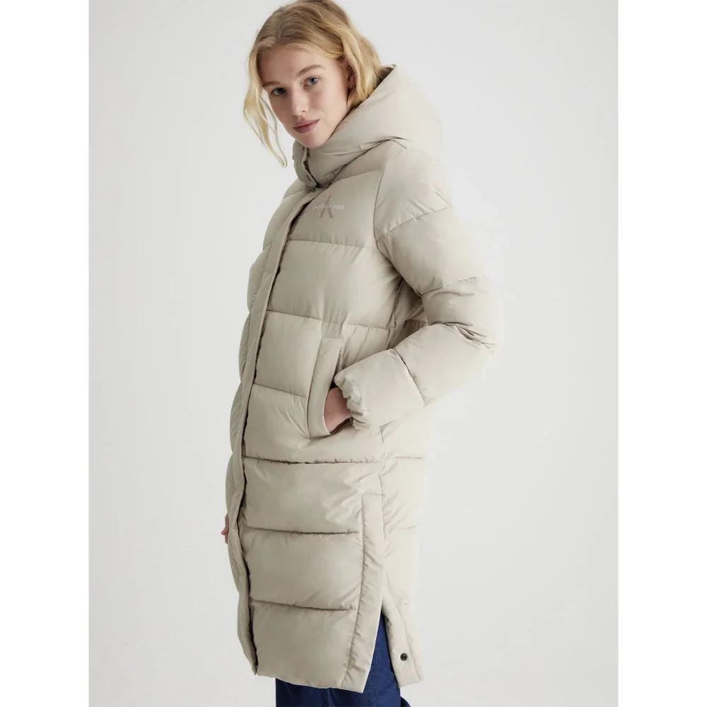 Monologo Non Down Long Puffer Beige KL Monologo Non Down Long Puffer Beige KL