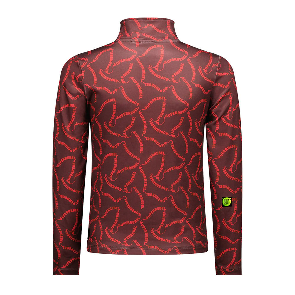 Spurt Ski Pullie Fancy Tape Zipper Rood KL Spurt Ski Pullie Fancy Tape Zipper Rood KL