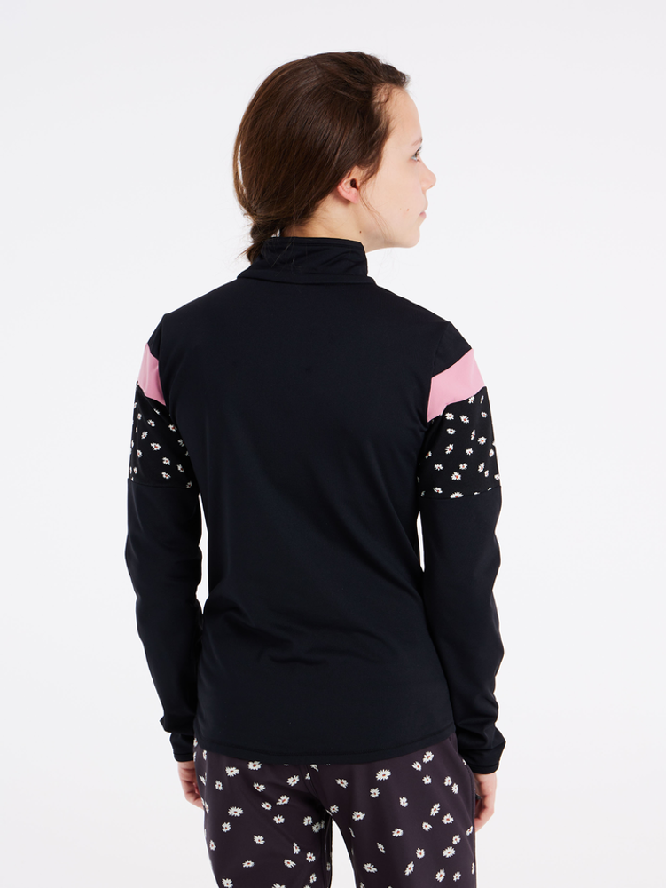 Cedark JR 1/4 Zip Top Zwart KL Cedark JR 1/4 Zip Top Zwart KL