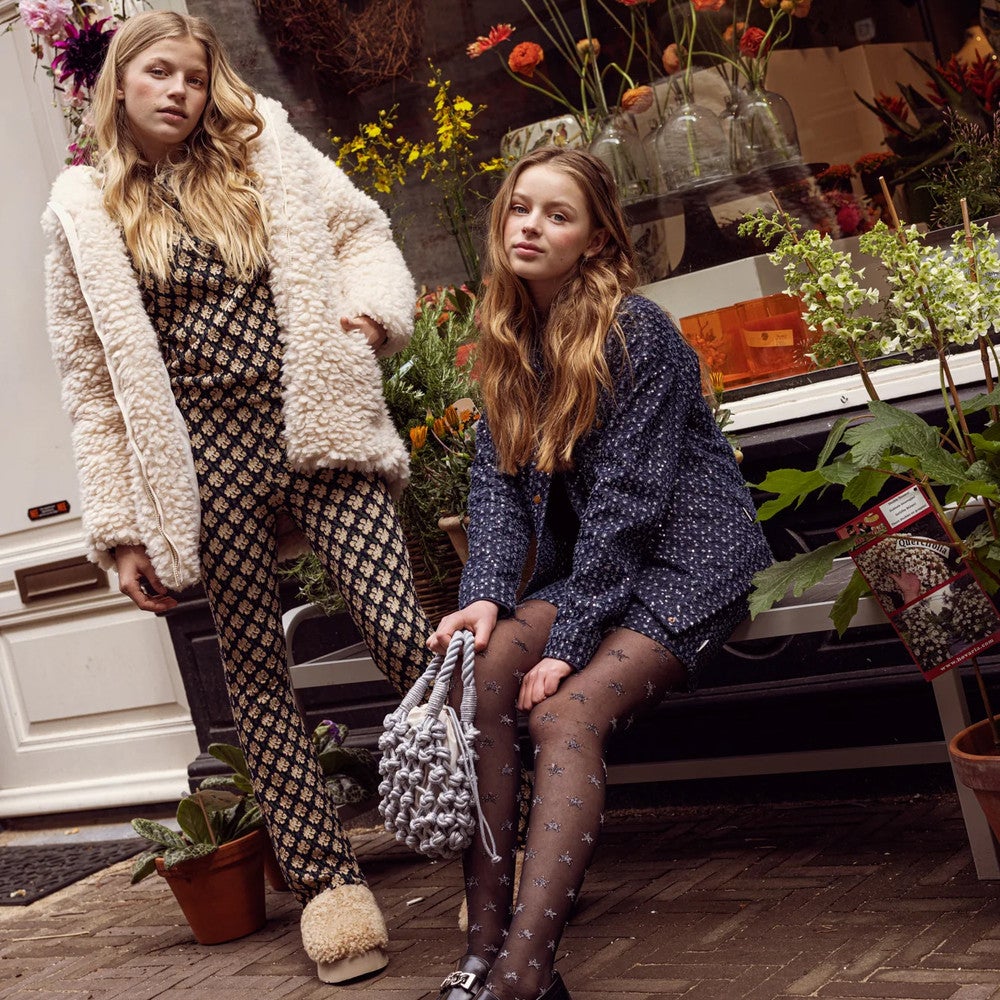 Marah Curly Pes Coat Les Blancs Roze KL Marah Curly Pes Coat Les Blancs Roze KL