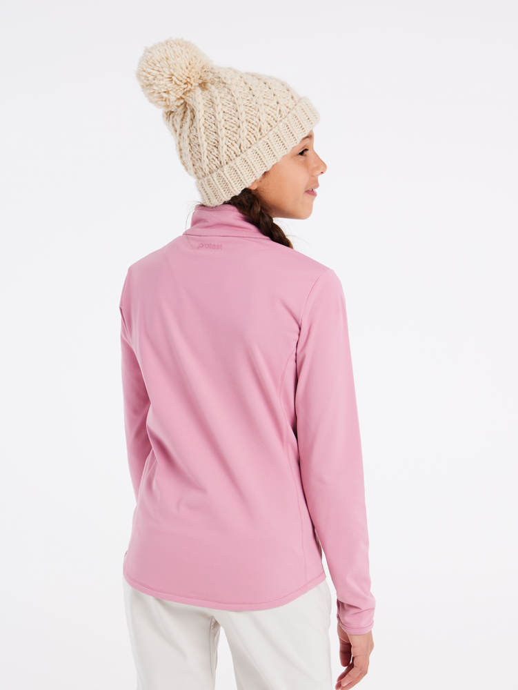 Rizoy JR 1/4 Zip Top Roze KL Rizoy JR 1/4 Zip Top Roze KL