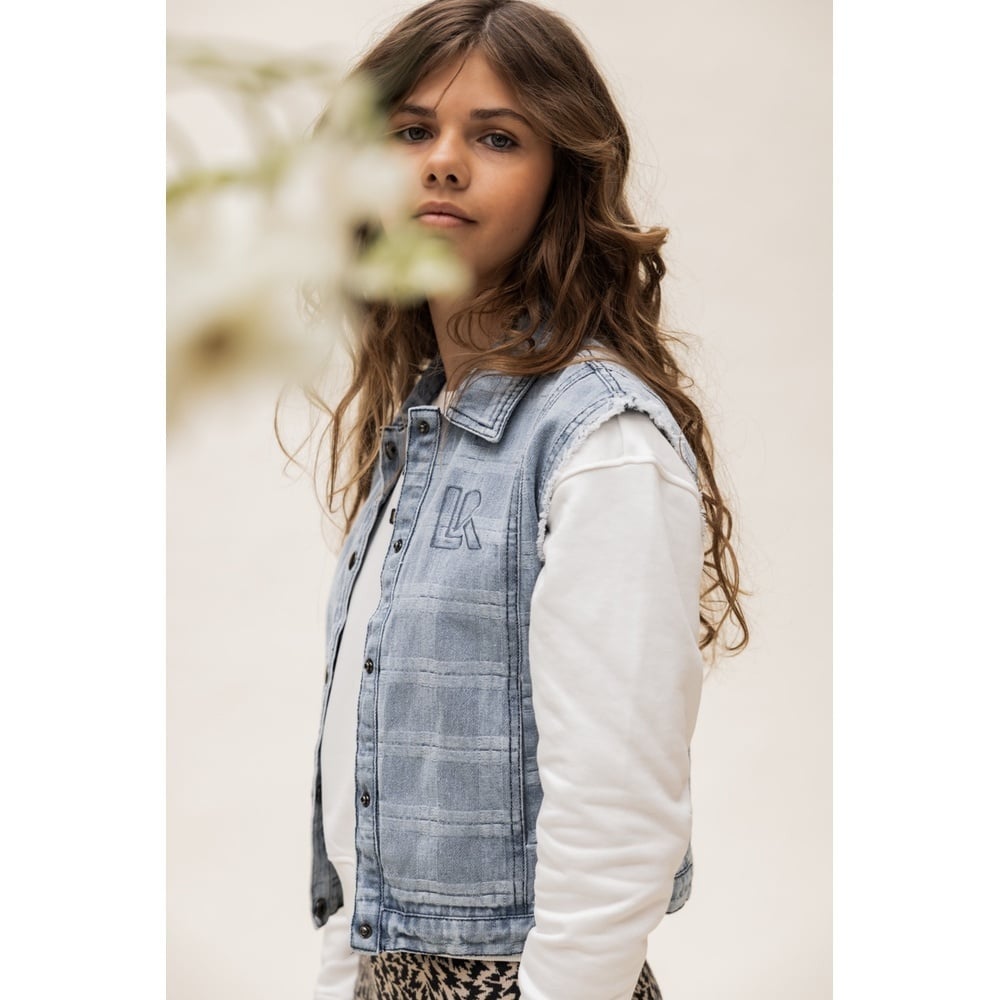 10Sixteen Check Gilet 5001 Blauw KL 10Sixteen Check Gilet 5001 Blauw KL