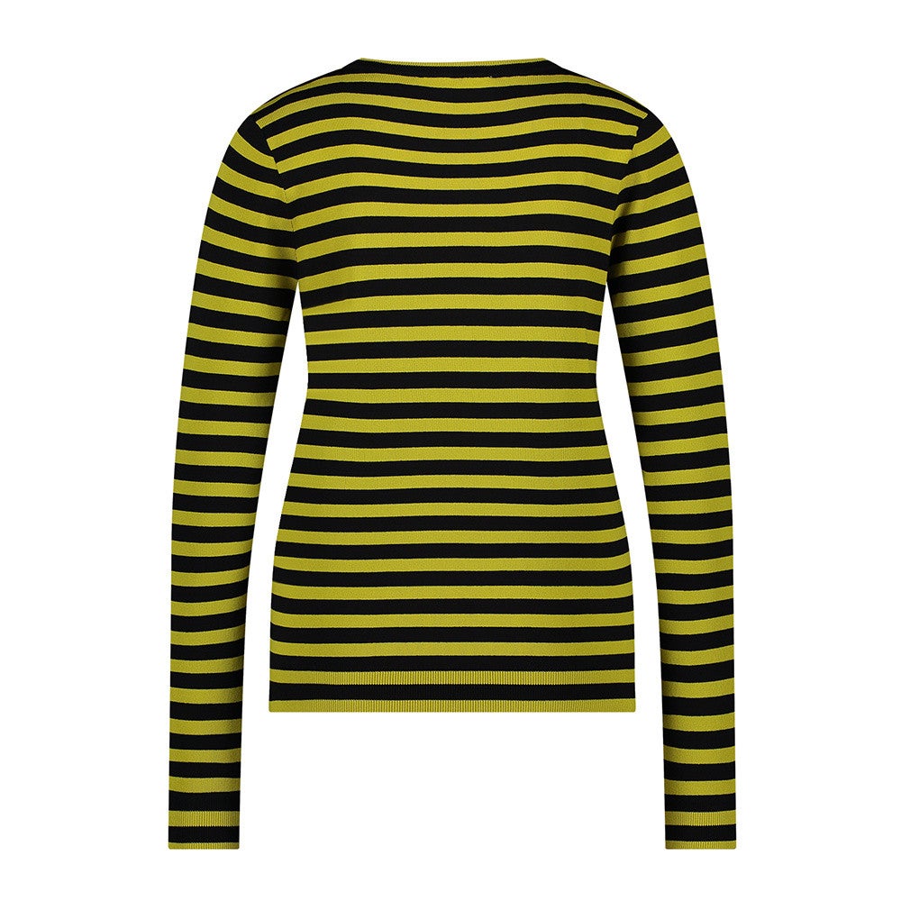Luna Stripe Pullover Zwart KL Luna Stripe Pullover Zwart KL