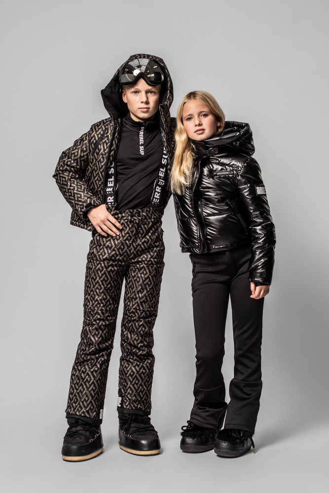 Speak Ski Trousers Soft Shell 4 Way Stretch Zwart Speak Ski Trousers Soft Shell 4 Way Stretch Zwart