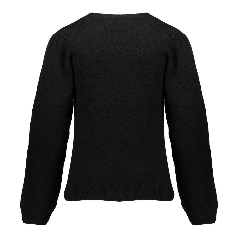 Pullover Pleated Shoulders 34538K Zwart Pullover Pleated Shoulders 34538K Zwart