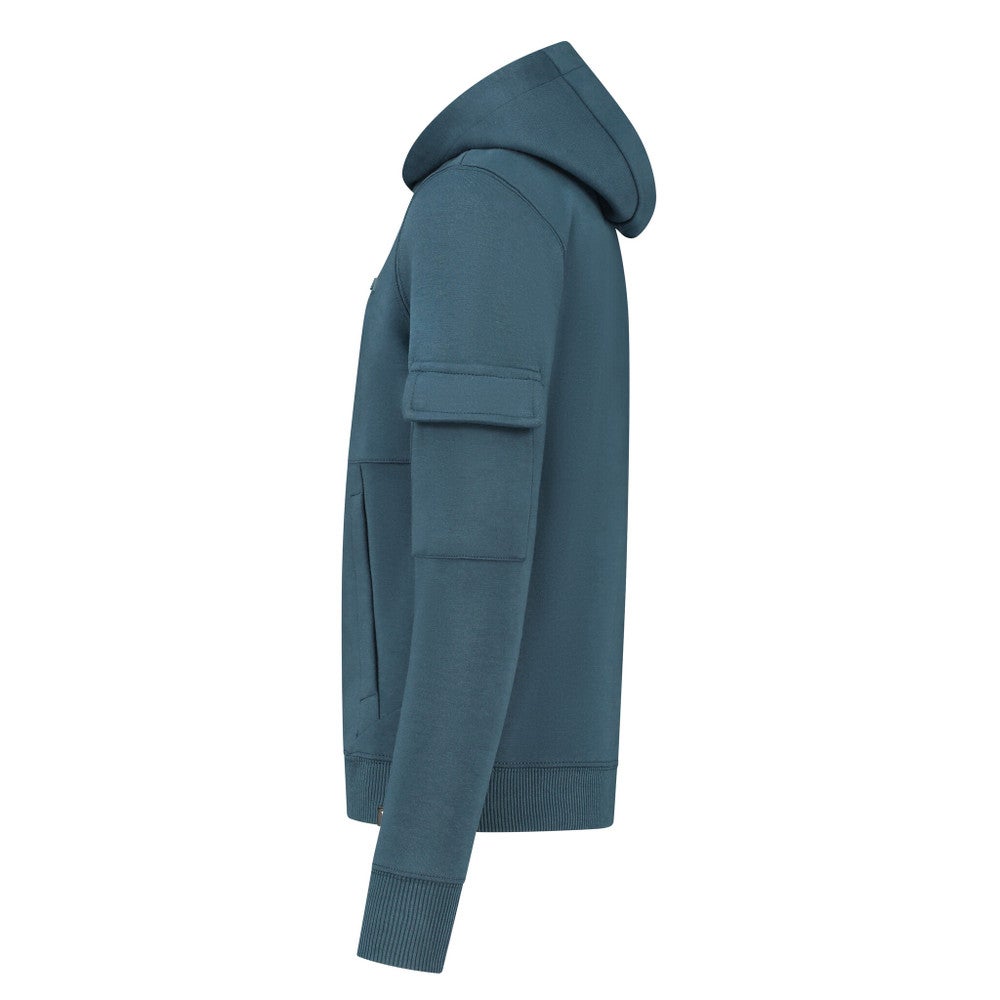 Hoodie With Badge 7320 Blauw KL Hoodie With Badge 7320 Blauw KL