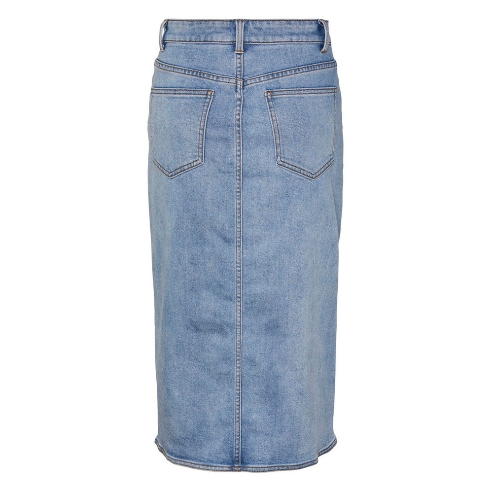 Yasdolma Highwaist Long Denim Skirt Blauw KL Yasdolma Highwaist Long Denim Skirt Blauw KL