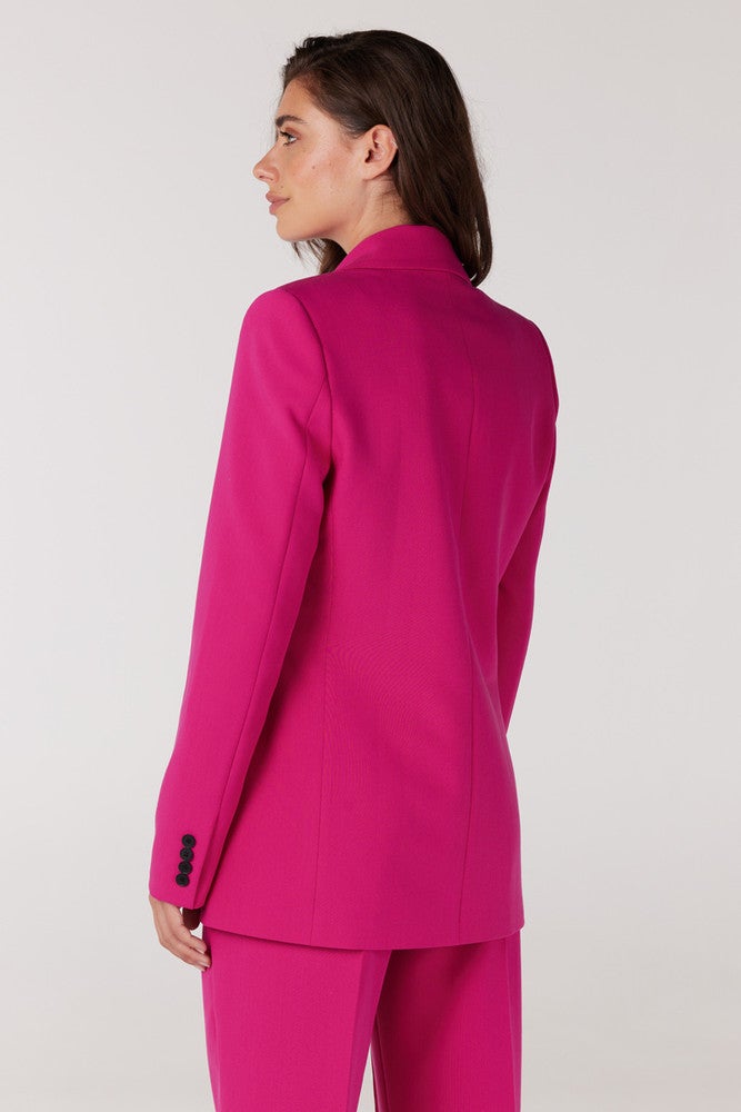 Cannes Woven Blazer With Long Sleeve Roze KL Cannes Woven Blazer With Long Sleeve Roze KL
