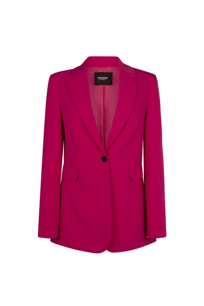 Cannes Woven Blazer With Long Sleeve Roze KL Cannes Woven Blazer With Long Sleeve Roze KL
