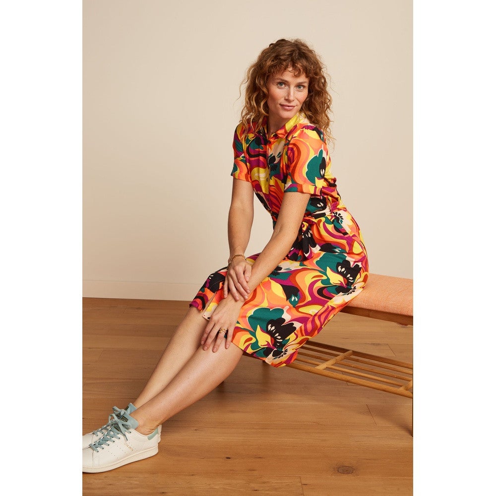 Carina Tunic Dress Aurelio Oranje KL Carina Tunic Dress Aurelio Oranje KL