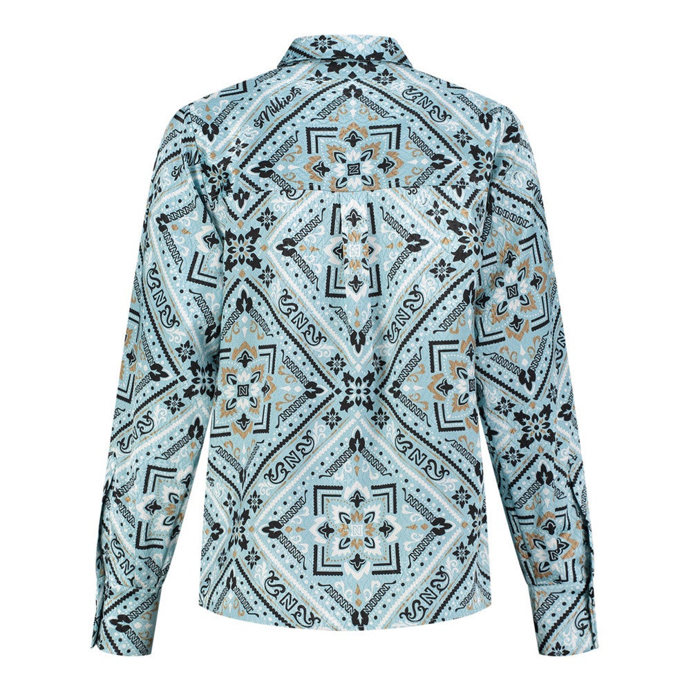 Bangkok Printed Blouse Zwart Bangkok Printed Blouse Zwart