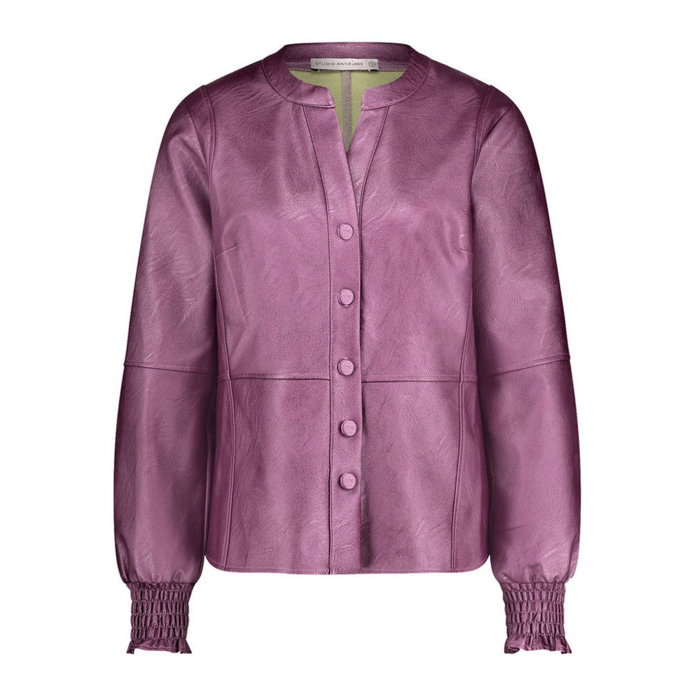 Isabeau metallic leather blouse Multi KL Isabeau metallic leather blouse Multi KL