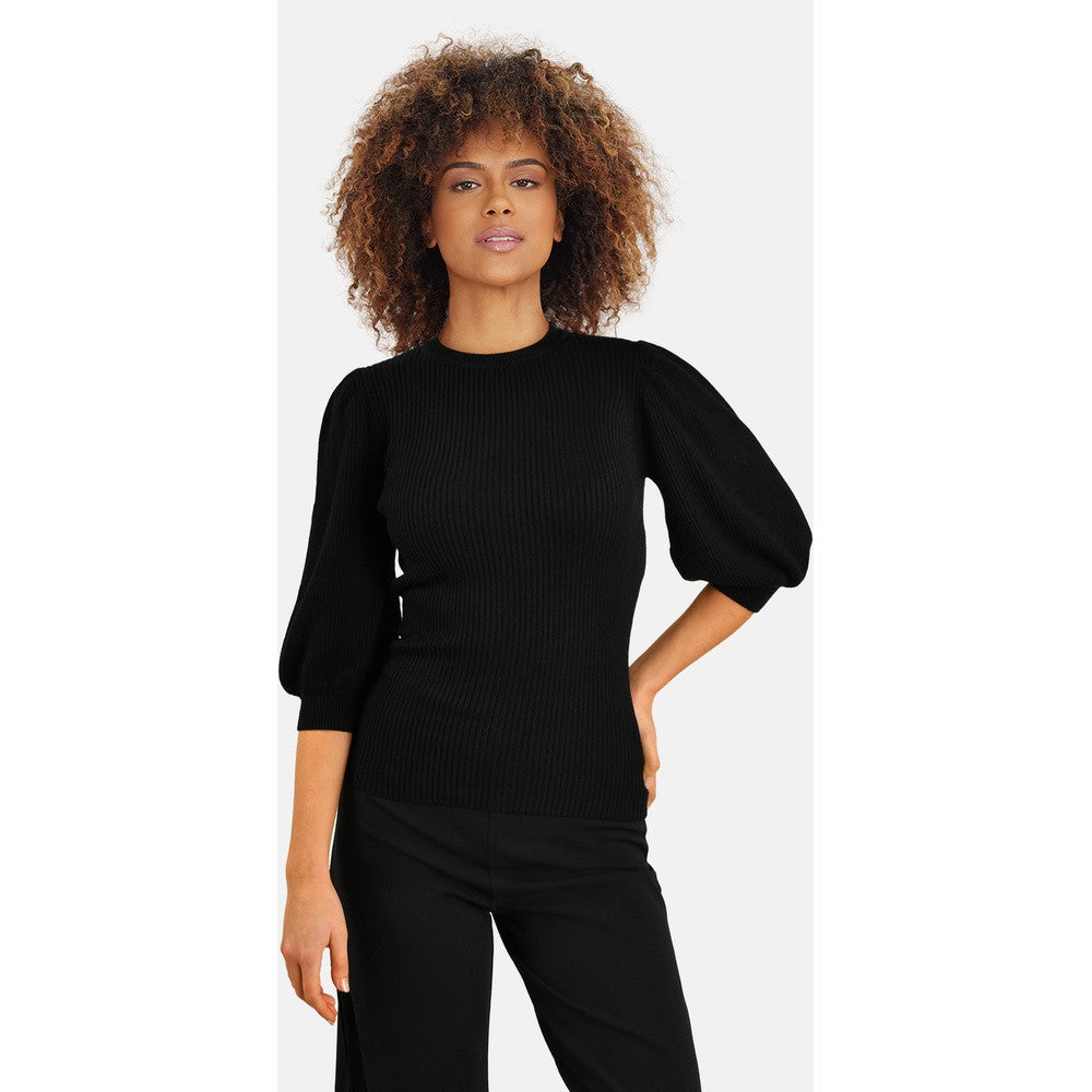 Halia Shortsleeve Top Zwart Halia Shortsleeve Top Zwart