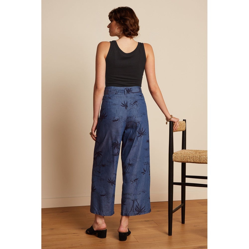 Neva Cropped Pants Daytrip Blauw KL Neva Cropped Pants Daytrip Blauw KL