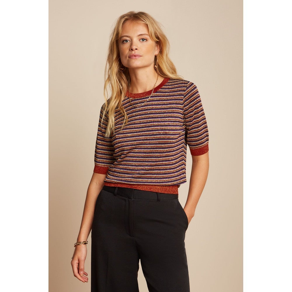 Agnes Top Stardust Bruin KL Agnes Top Stardust Bruin KL