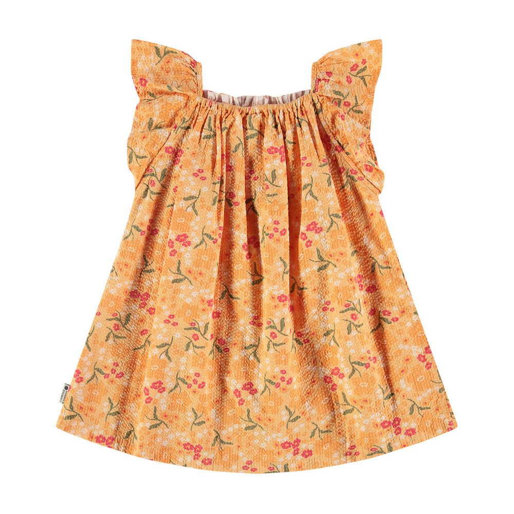 girls dress short sleeve Oranje KL girls dress short sleeve Oranje KL