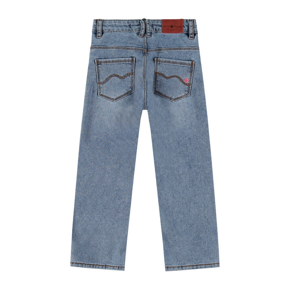 girls denim wide leg Blauw KL girls denim wide leg Blauw KL