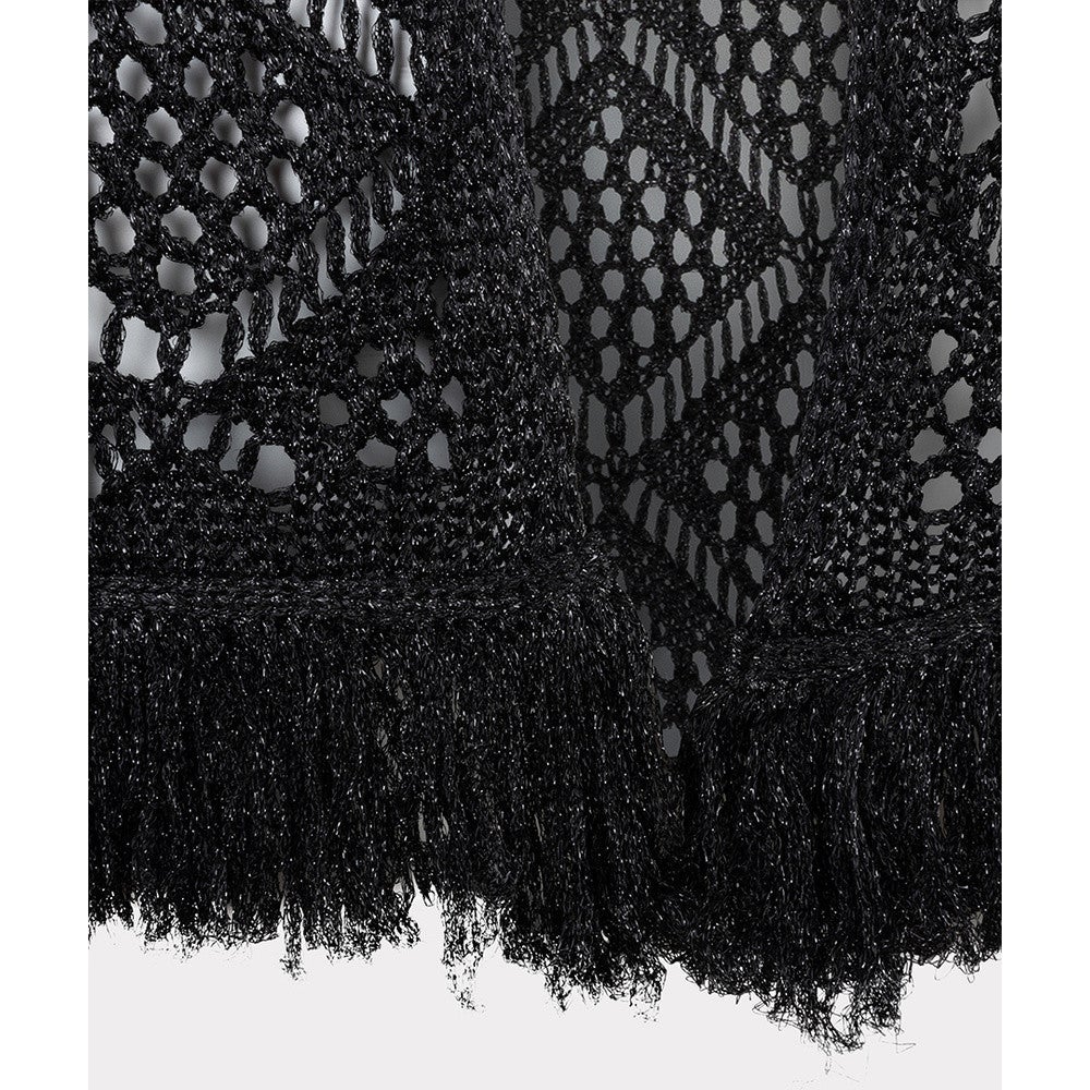 Gilet fringes Zwart KL Gilet fringes Zwart KL