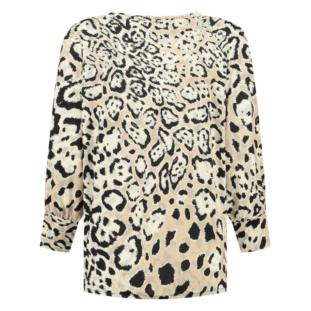Top hollie print vox Nieuw Beige KL Top hollie print vox Nieuw Beige KL