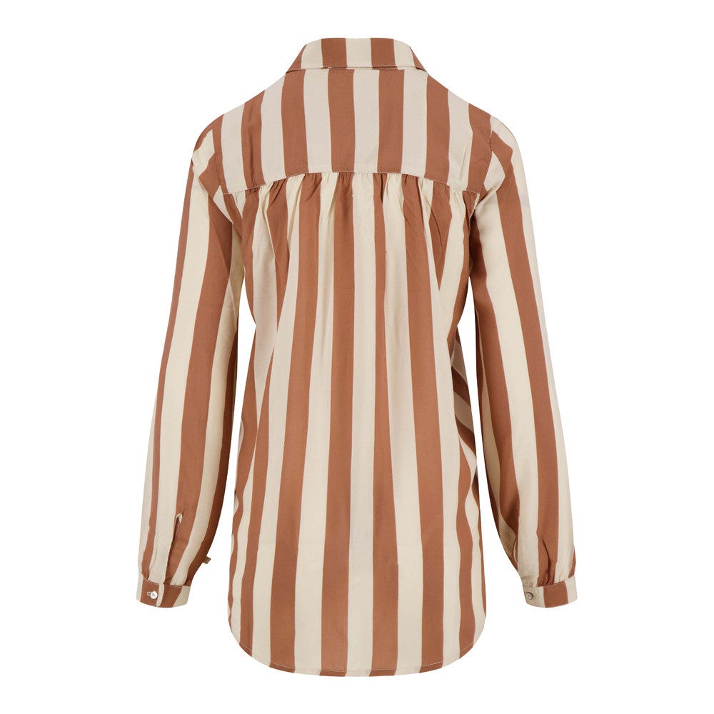 oversized blouse met verticale streep Multi KL oversized blouse met verticale streep Multi KL