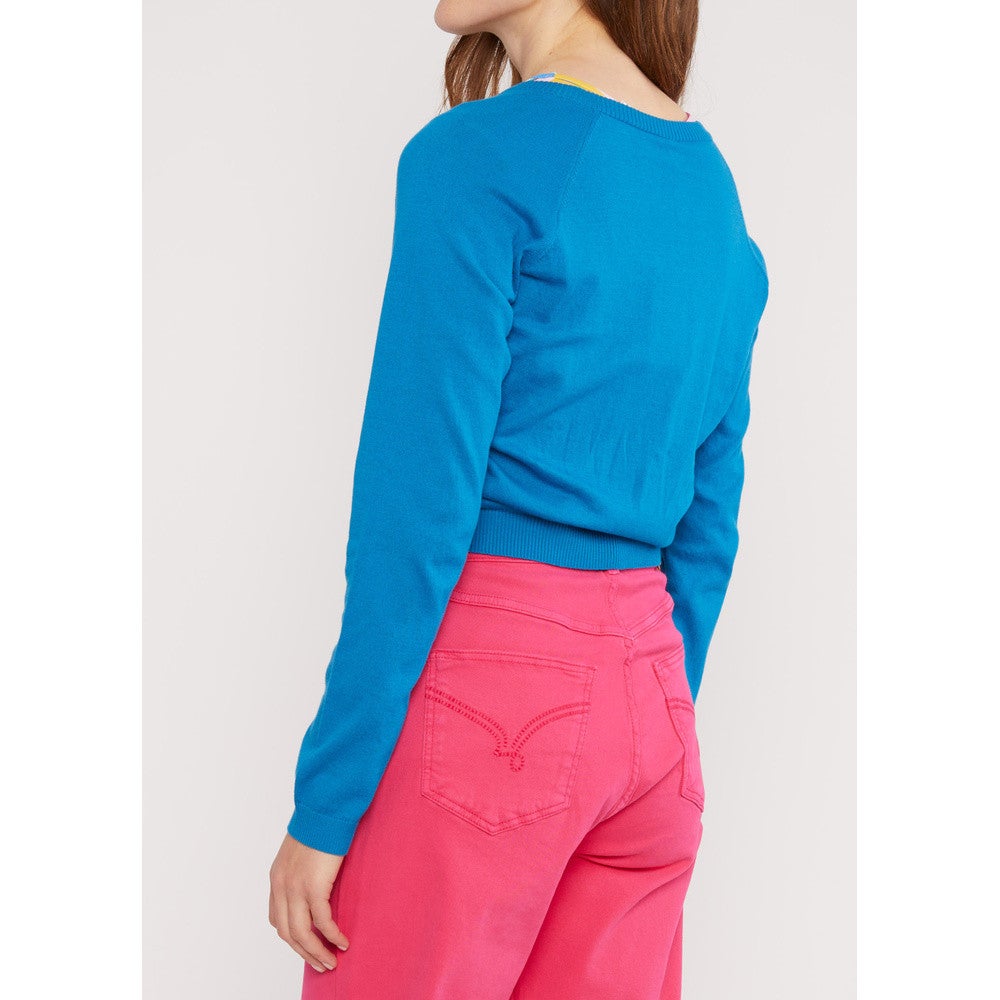 Knob hop Blauw KL Knob hop Blauw KL