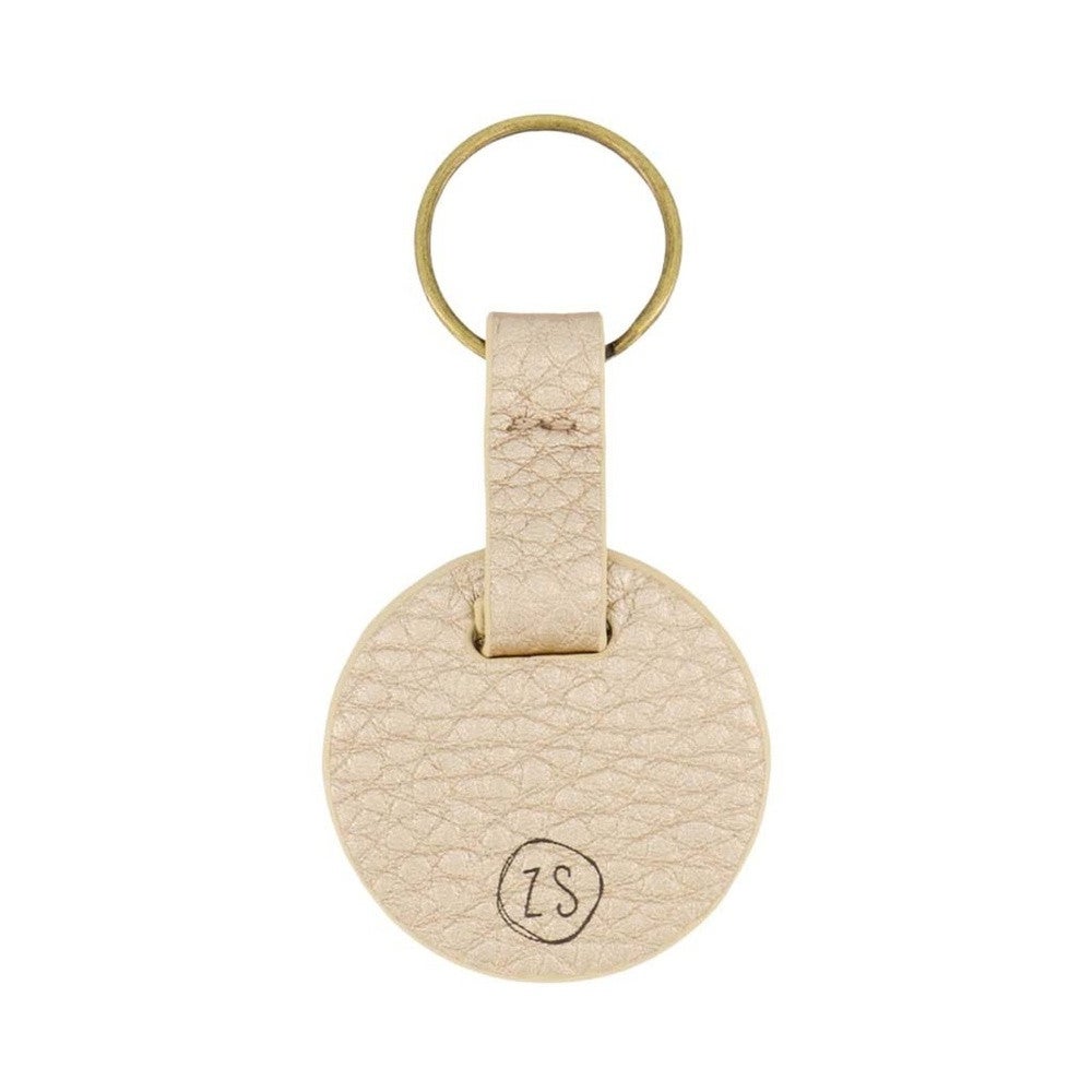 ronde sleutelhanger Goud KL ronde sleutelhanger Goud KL