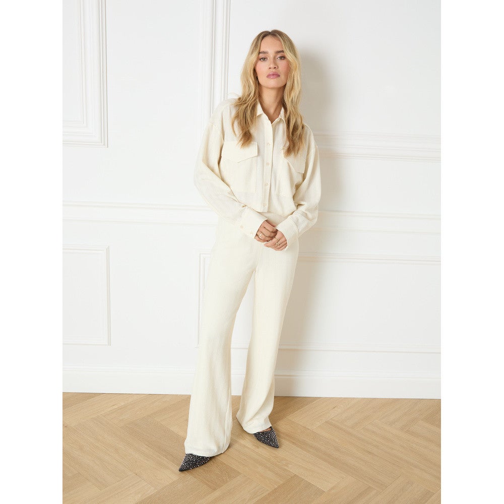 Ladies knitted cropped blouse Lyloe Roomwit Ladies knitted cropped blouse Lyloe Roomwit