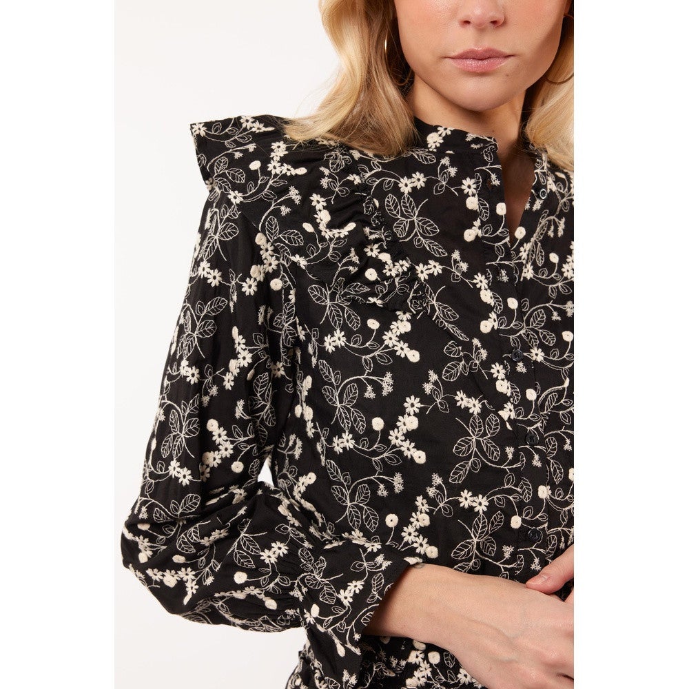 Floriana blouse Zwart KL Floriana blouse Zwart KL