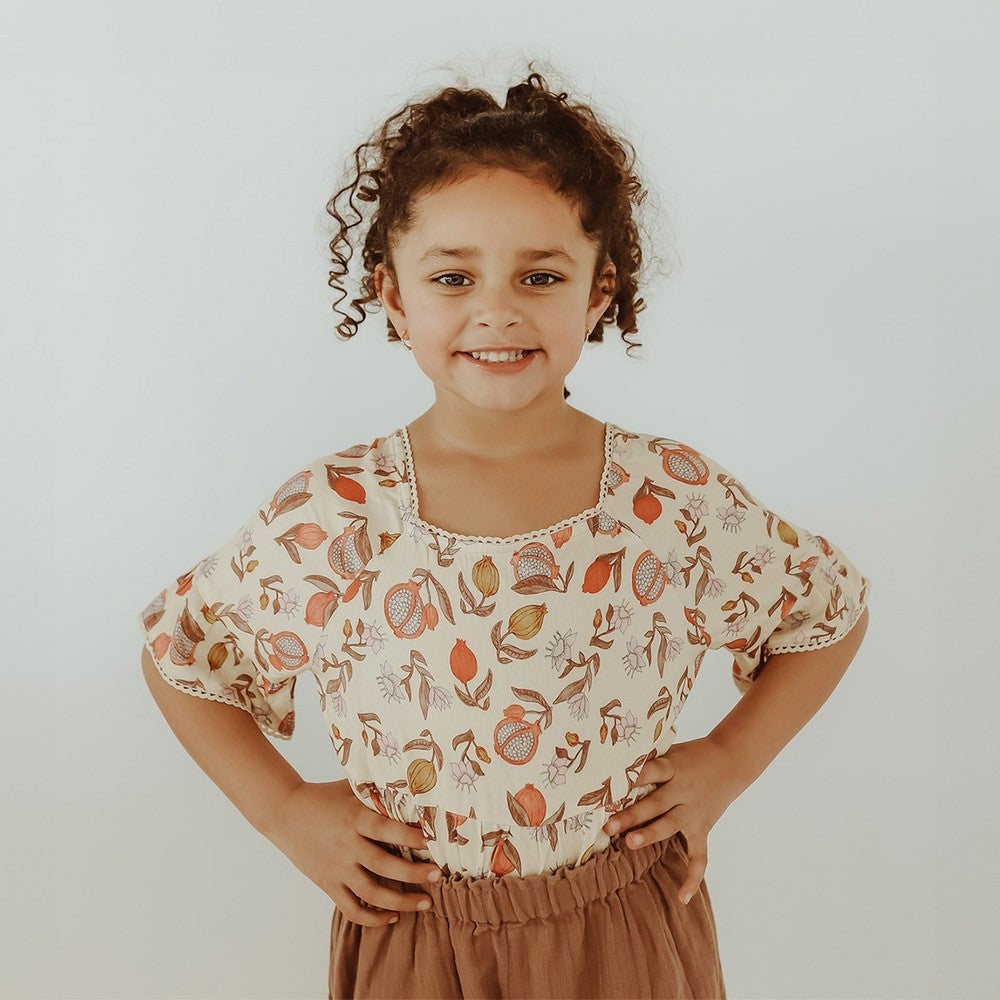 Pomegranate Pia blouse Roze KL Pomegranate Pia blouse Roze KL
