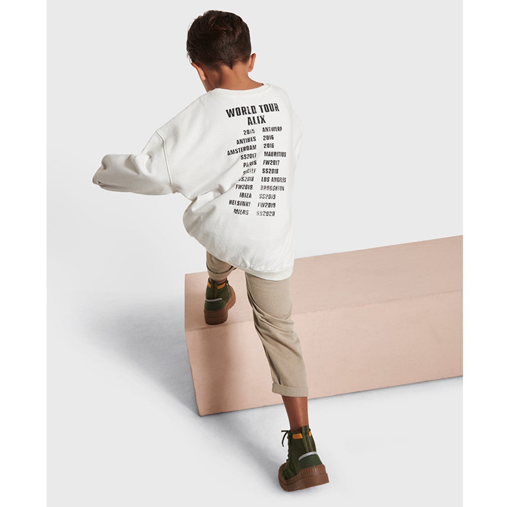 kids knitted ALIX sweater Tour Wit KL kids knitted ALIX sweater Tour Wit KL