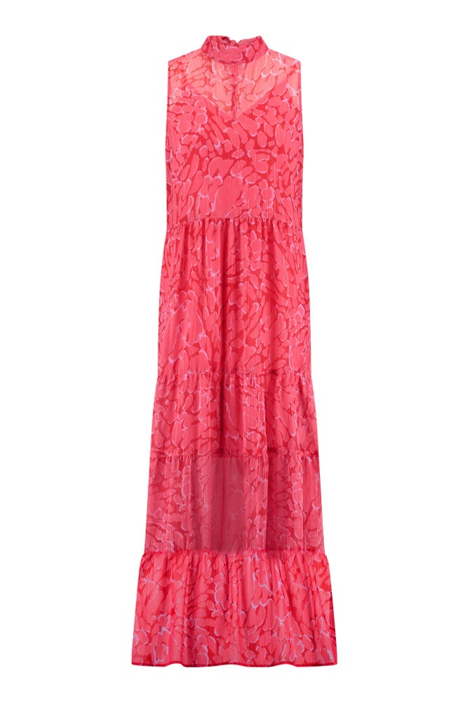 Farah crepe dress Rood KL Farah crepe dress Rood KL