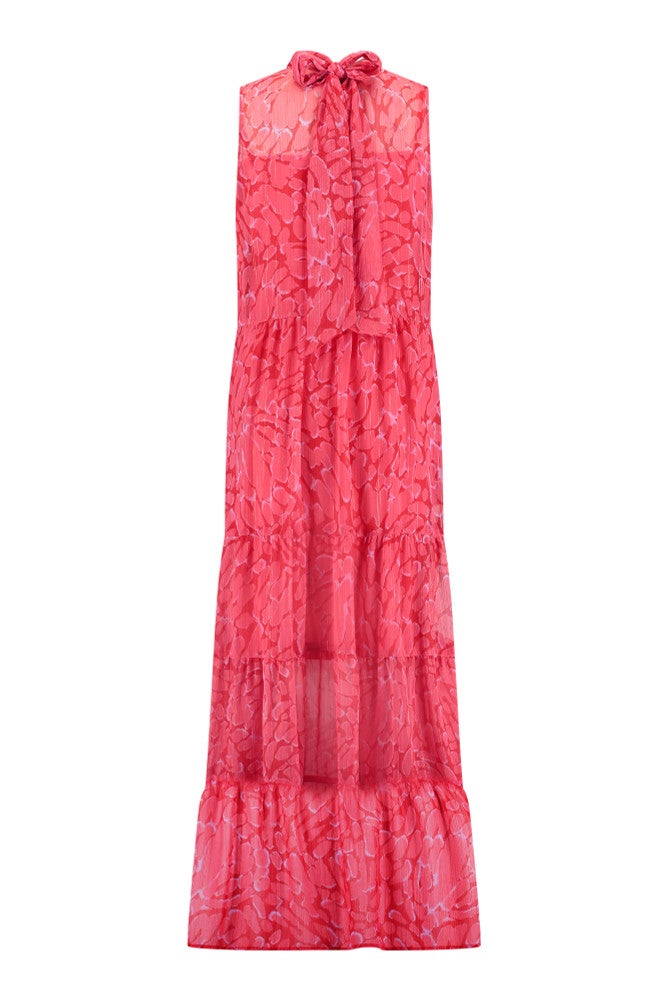 Farah crepe dress Rood KL Farah crepe dress Rood KL