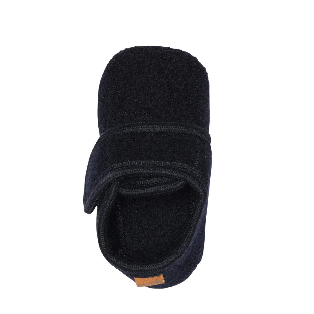 Melton Classic Wool Slippers Marine Blauw2 Melton Classic Wool Slippers Marine Blauw2