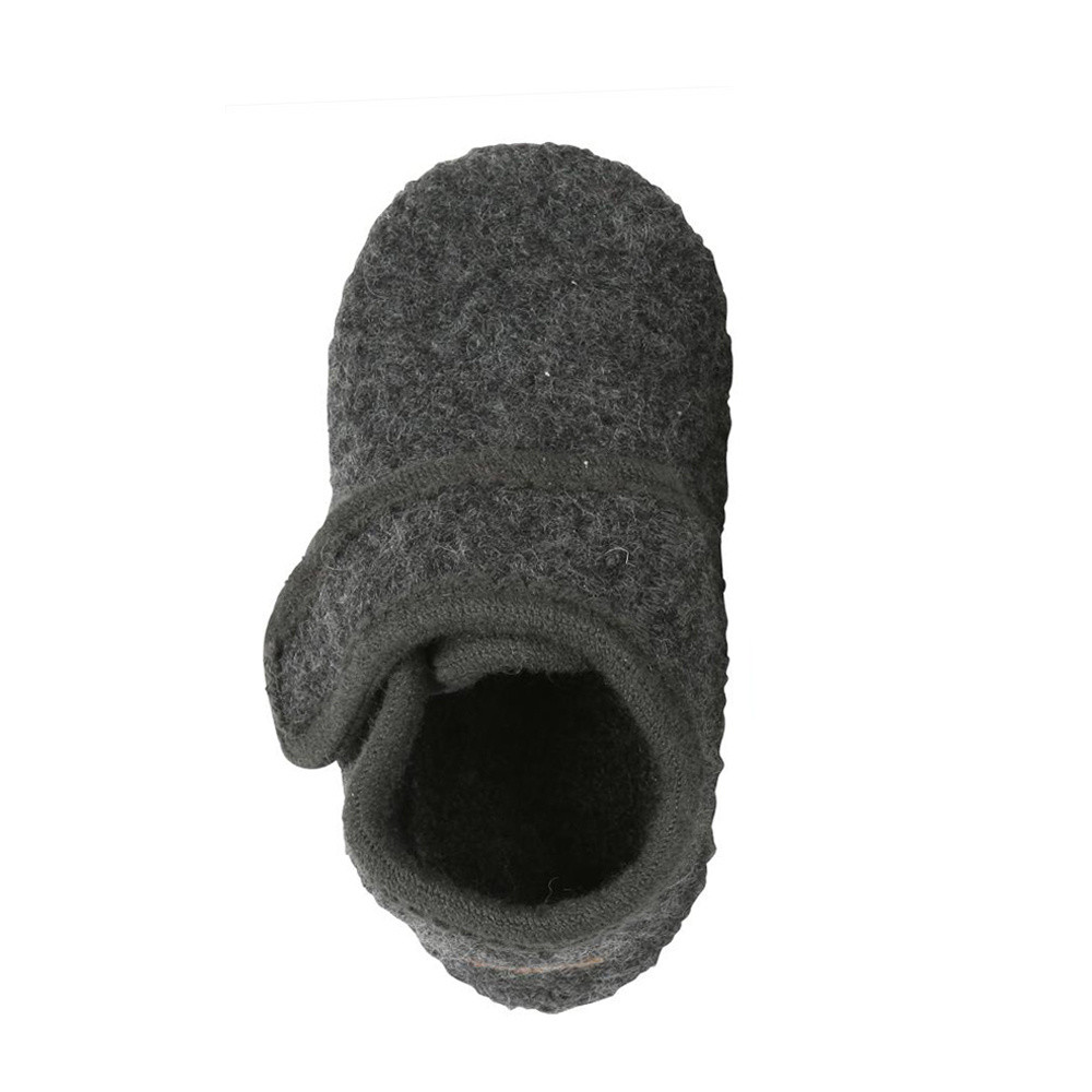 Melton Classic Wool Slippers Antracite Grijs KL Melton Classic Wool Slippers Antracite Grijs KL
