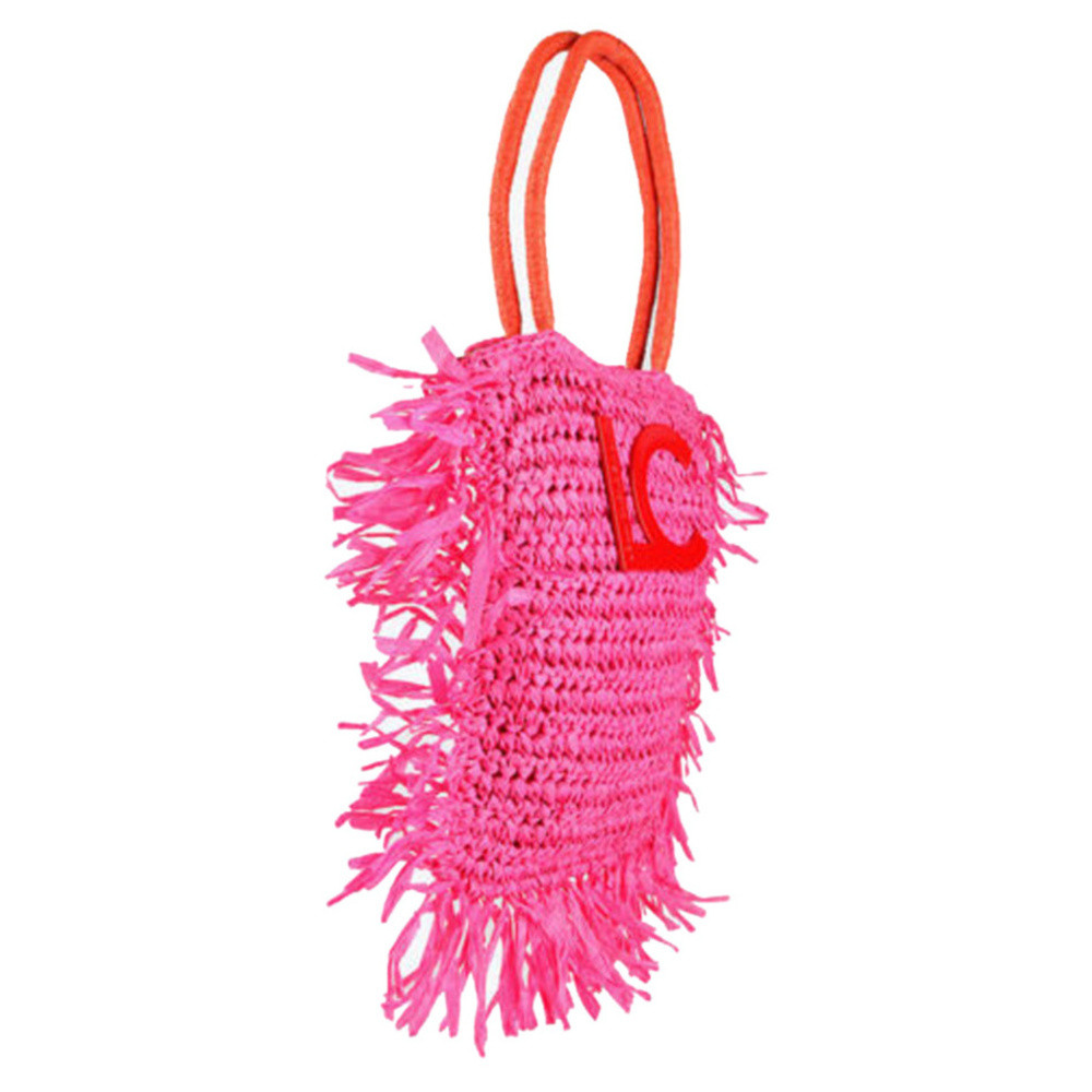 Tas met contrasterend logo Roze KL Tas met contrasterend logo Roze KL