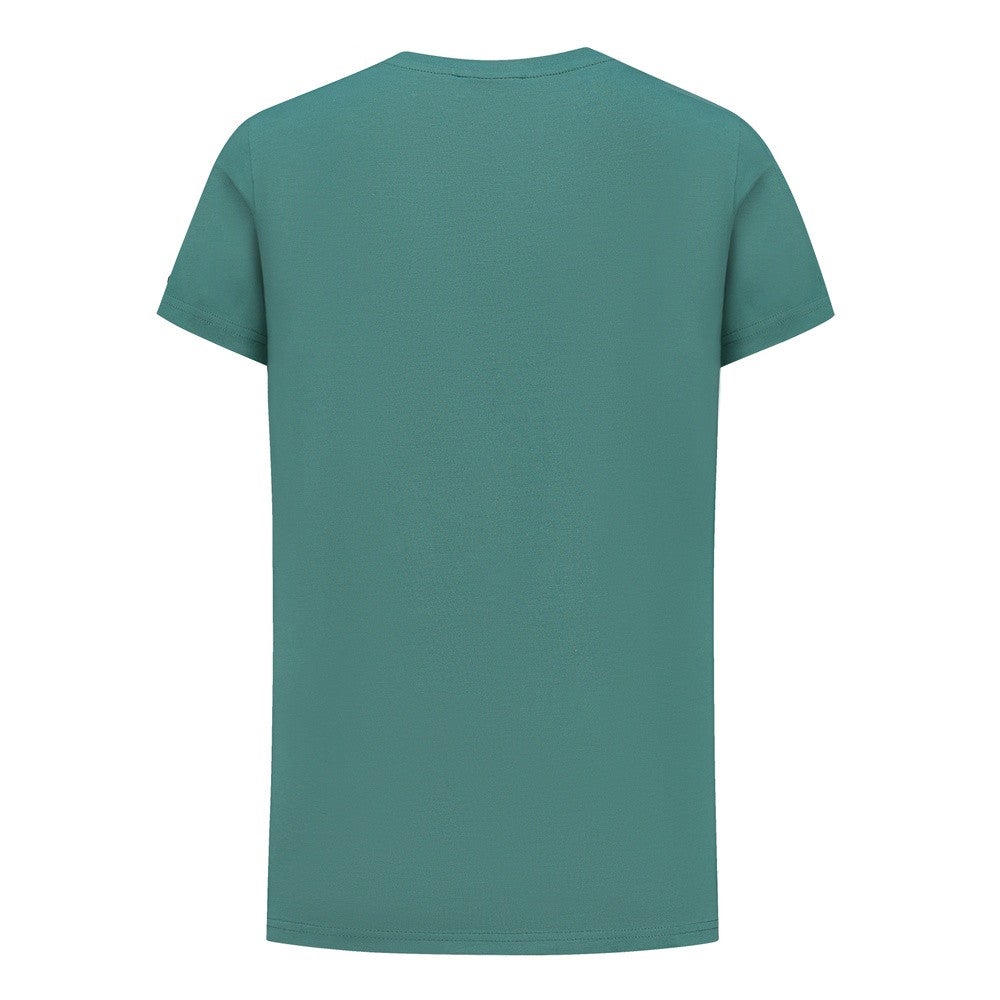 T-shirt with frontprint waves Groen KL T-shirt with frontprint waves Groen KL