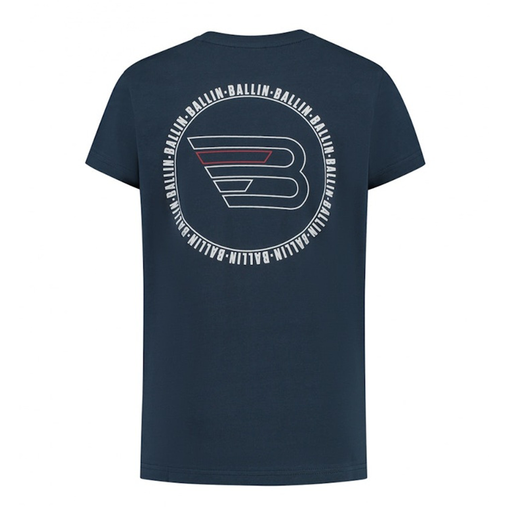 T-shirt with front and backprint Donker blauw KL T-shirt with front and backprint Donker blauw KL