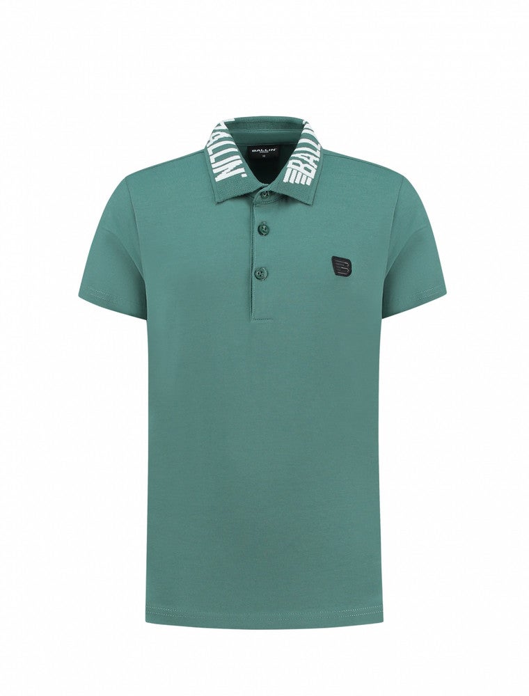 Polo with frontlogo on chest Groen KL Polo with frontlogo on chest Groen KL