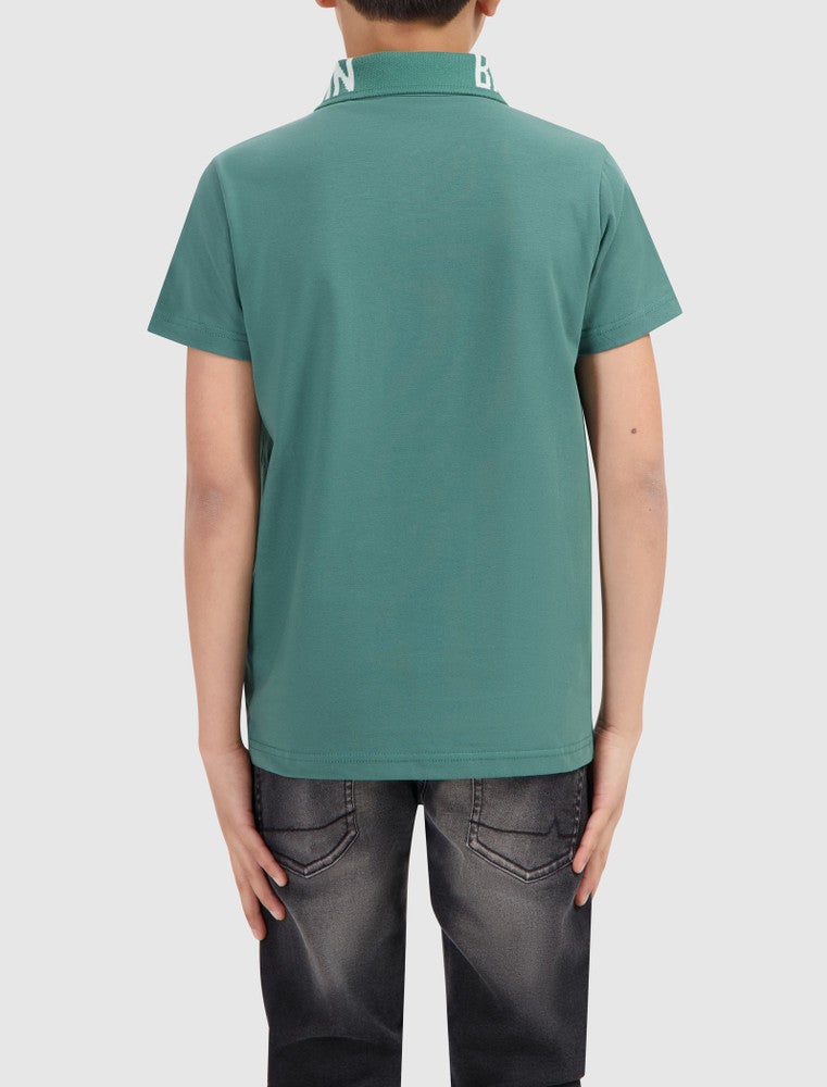 Polo with frontlogo on chest Groen KL Polo with frontlogo on chest Groen KL