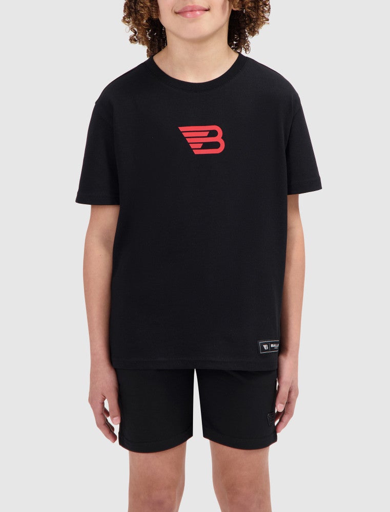 T-shirt with front and backprint Zwart T-shirt with front and backprint Zwart