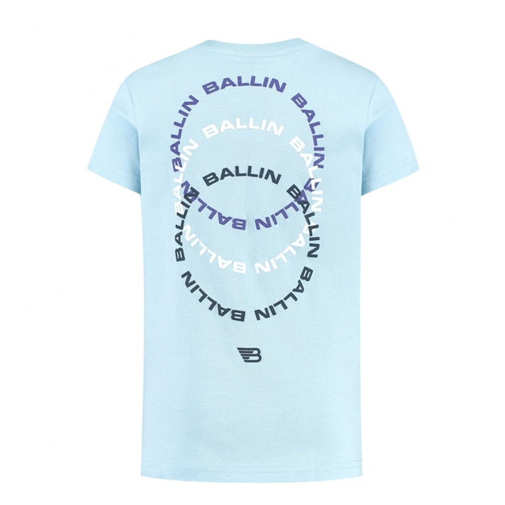 T-shirt with front and backprint Blauw KL T-shirt with front and backprint Blauw KL