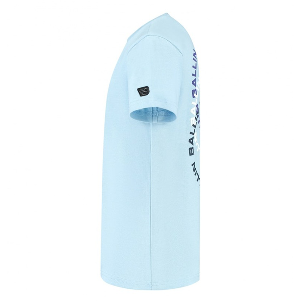 T-shirt with front and backprint Blauw KL T-shirt with front and backprint Blauw KL