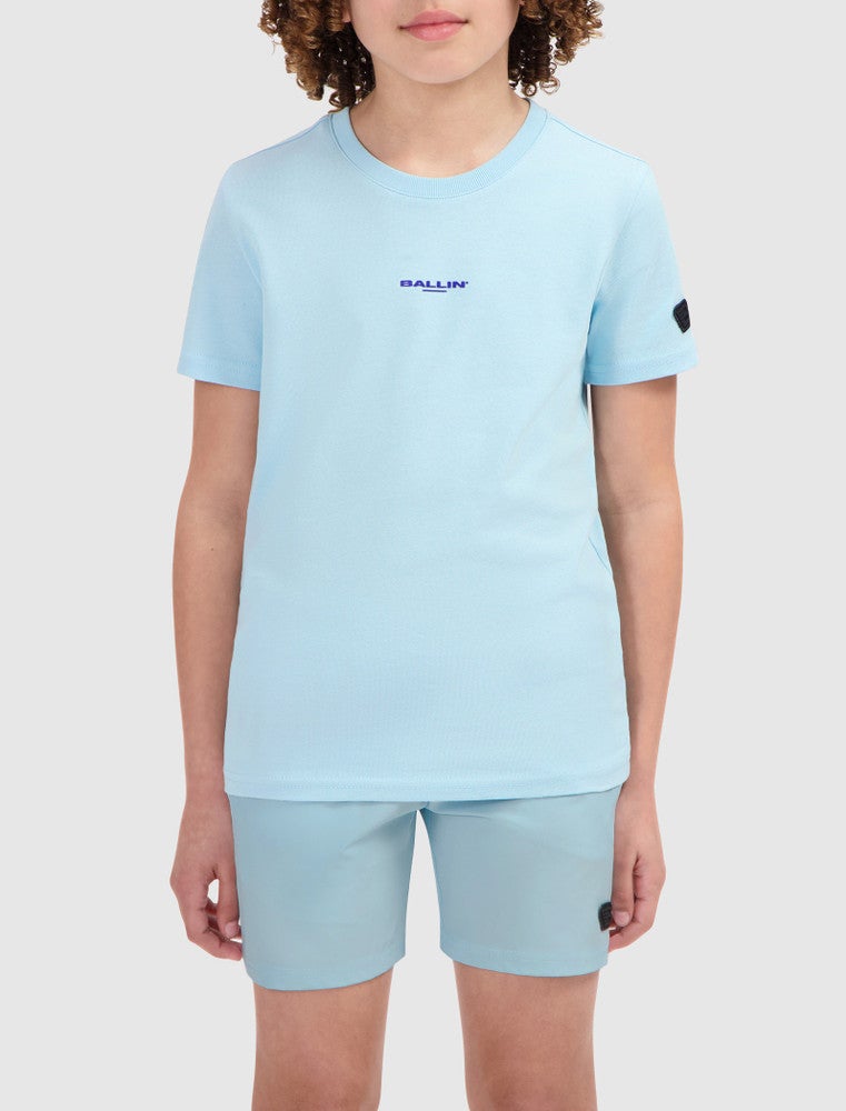 T-shirt with front and backprint Blauw KL T-shirt with front and backprint Blauw KL