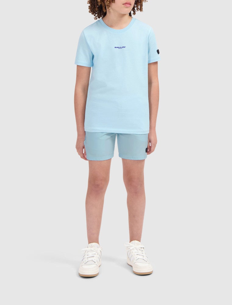 T-shirt with front and backprint Blauw KL T-shirt with front and backprint Blauw KL