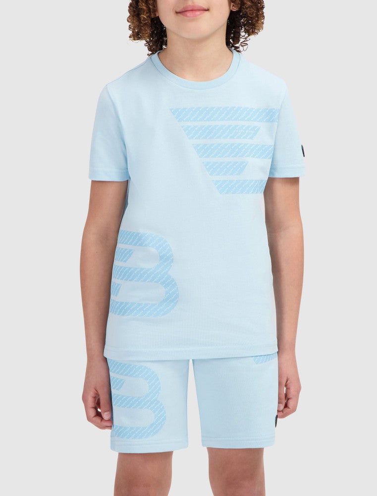 T-shirt with frontprint Blauw KL T-shirt with frontprint Blauw KL
