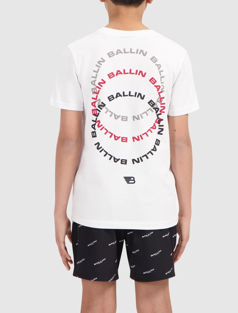 T-shirt with front and backprint Wit KL T-shirt with front and backprint Wit KL