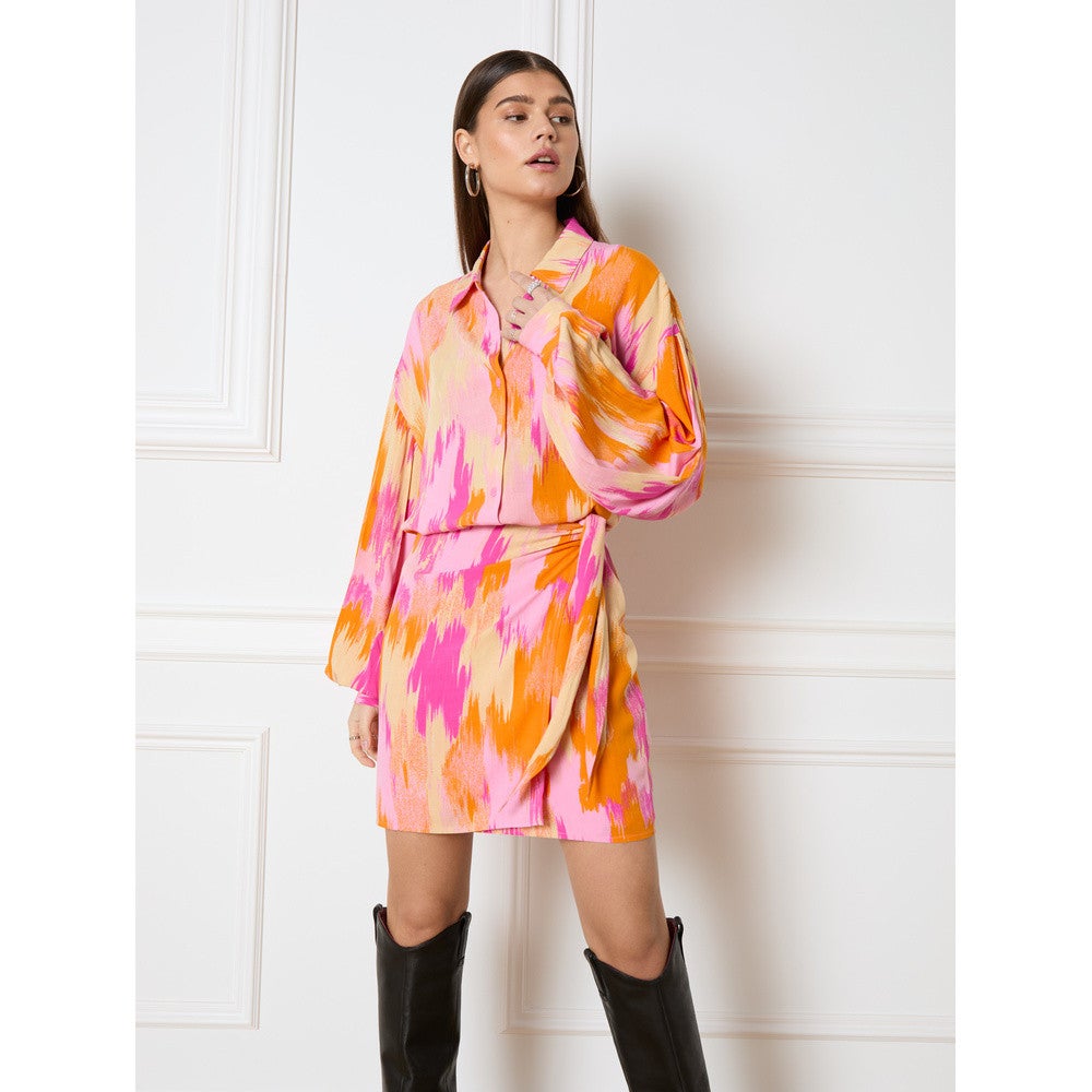 Ladies woven wrap skirt Estelle Roze KL Ladies woven wrap skirt Estelle Roze KL