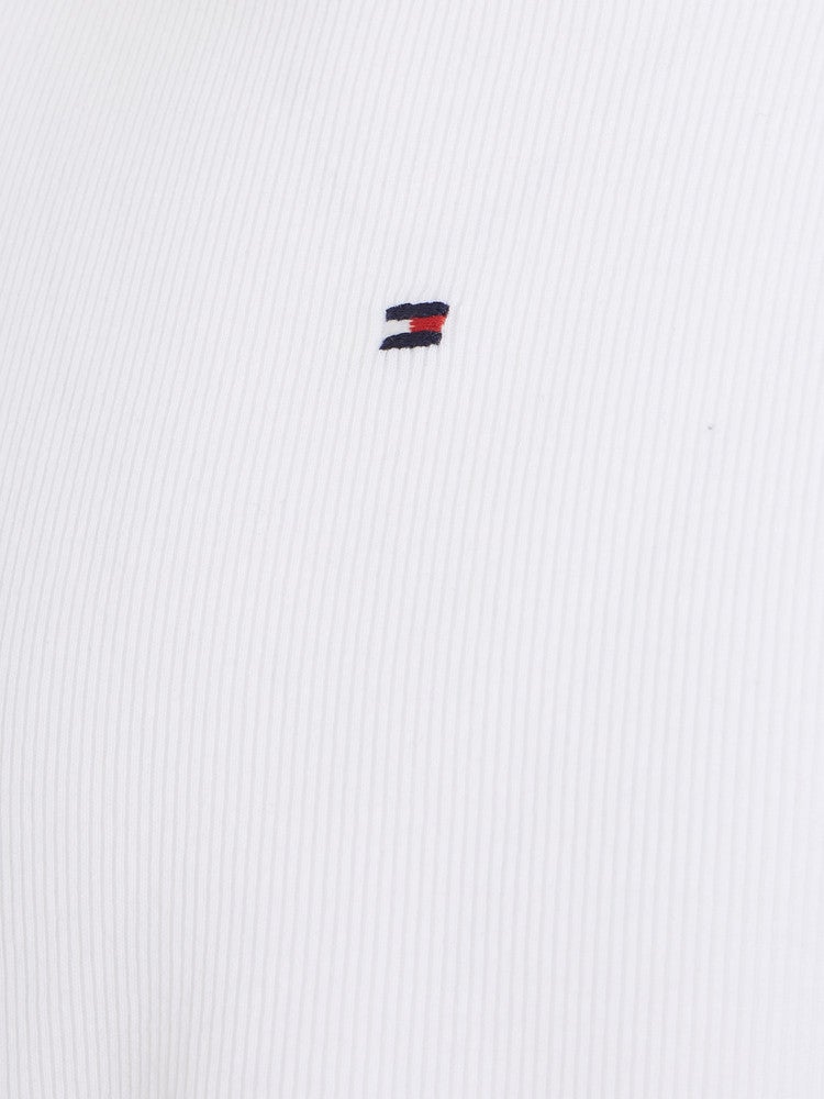 Essentail Rib Top LS Wit KL Essentail Rib Top LS Wit KL
