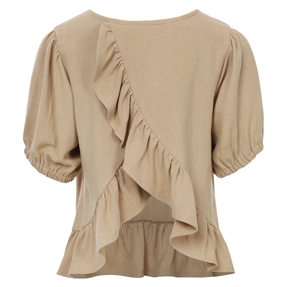 Little top short sleeves Beige KL Little top short sleeves Beige KL